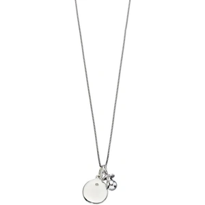 Childrens D For Diamond Sterling Silver Dummy Charm Necklace