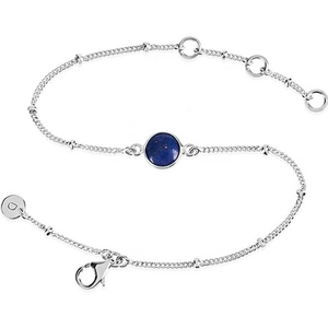 Daisy London Healing Stones Lapis Lazuli Silver Bracelet HBR1004_slv