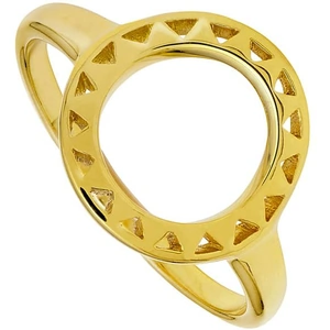 Daisy London 18ct Gold Plated Halo Sun Ring SMSR203 S