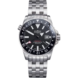 Mens Davosa Argonautic Dual Time GMT Automatic Automatic Watch