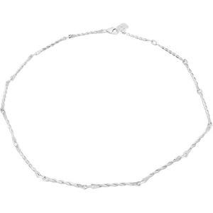 Designs by JAK Sterling Silver Twisted Link Chain Necklace