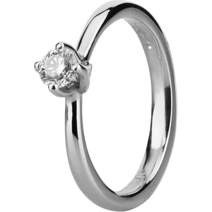 Diamond Heritage Platinum Four Claw Twist Diamond Solitaire Ring RI-1153 (.25CT PLUS)- H/SI1-0.27ct