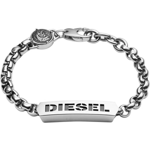 Diesel Jewellery Mens Diesel Stainless Steel Militaria