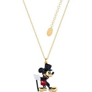 Ladies Disney Couture Gold Plated Mickey Mouse 90th Anniversary Mickey Mouse Anniversary Showman Necklace