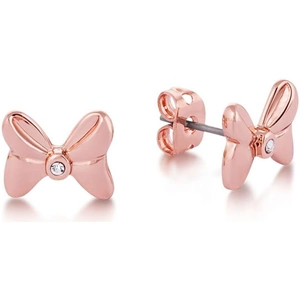 Ladies Disney Couture PVD rose plating Minnie Bow Crystal Stud Earrings