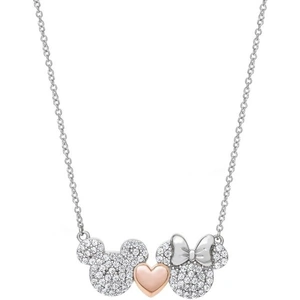 Disney Jewellery Ladies Disney Mickey & Minnie Necklace