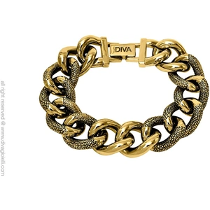 Diva Gioielli Gold Plated Alloy Bracelet II