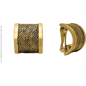 Diva Gioielli Gold Plated Alloy Earrings