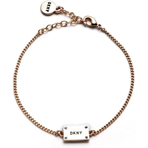 DKNY Jewellery Ladies DKNY Gold Plated Stainless Steel Logo