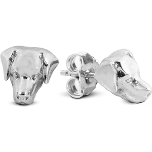 Dog Fever Sterling Silver Labrador Retriever Muzzle Earrings