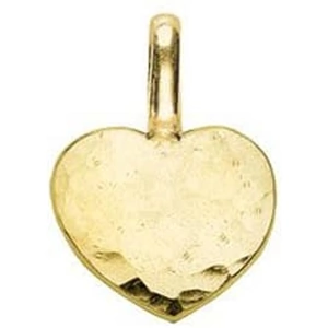Dower & Hall Dower & Hall Gold Vermeil Engravable Small Heart Pendant EGC42-V