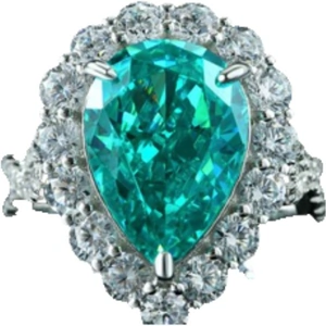 DS Jewellery Sterling Silver Paraiba Tourmaline Ring