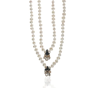 Earth's Tears Freshwater Pearls & Gold Plated Elements Necklace