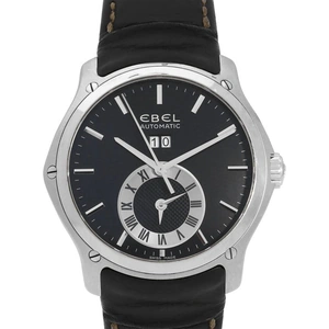 View product details for the Ebel Classic Hexagon 9301F61, Baton, 2008, Very Good, Case material Steel, Bracelet material: Leather