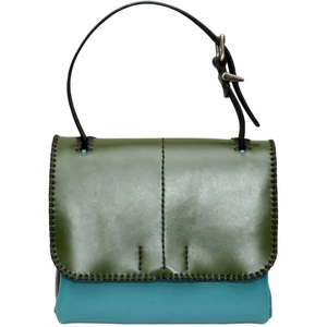 Edosyss Green Small Leather Ojo Handbag