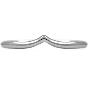 Elinor Cambray Jewellery Wave Ring In Silver - UK J - US 4.75 - EU 48.7