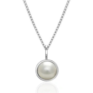 Elinor Cambray Jewellery Solo Pendant In Silver With Cabochon Gemstone