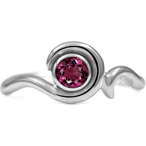 Elinor Cambray Jewellery Entwine Solitaire Ring In Silver - UK R - US 8.75 - EU 59