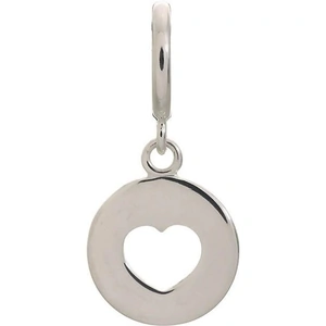 Endless Jewellery Sterling Silver Heart Coin Charm D