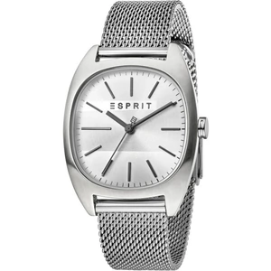Esprit Infinity Men's Watch featuring a Stainless Steel Mesh Strap and Silver Dial