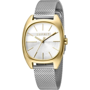 Esprit Infinity Women's Watch featuring a Stainless Steel Mesh Strap and Silver Dial