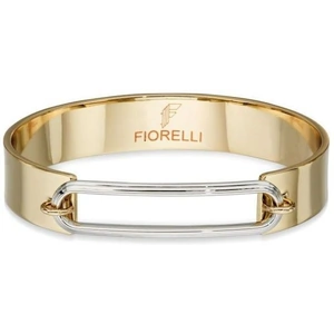 Fiorelli Jewellery Ladies Fiorelli Two-tone steel/gold plate Bangle