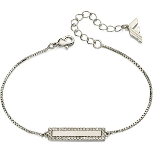 Fiorelli Jewellery Ladies Fiorelli Silver Plated Crystal Bar Design Bracelet