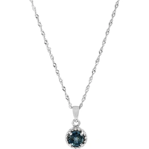 Gemstone Jewellery Ladies Gemstone Sterling Silver London Blue Topaz