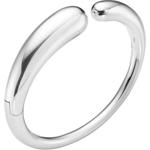 Georg Jensen Mercy Sterling Silver Hinged Bangle - S/M