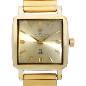 Girard Perregaux Gyromatic Cal. 21.19, Baton, 1960, Used, Case material Gold Plated, Bracelet material: Steel