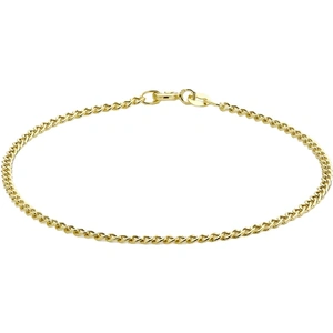 Gold Classic 9ct Yellow Gold 18cm Curb Chain Bracelet 1.23.0181