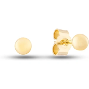 Gold Classic 9ct Yellow Gold Ball Stud Earrings SE068