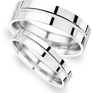 Goldsmiths 4mm Traditional Court Standard Milgrain Centre Wedding Ring In Platinum - Ring Size P