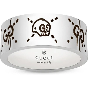 Gucci Ghost 9mm Ring In Silver - Ring Size M