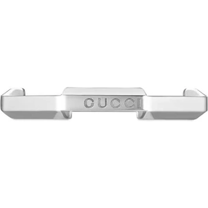 Gucci 18ct White Gold Gucci Link to Love Ring - Ring Size J
