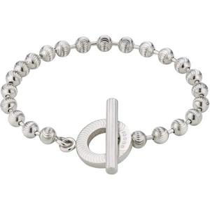 Gucci Sterling Silver Boule Chain Bracelet - 19cm