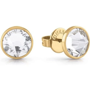 Guess Frontiers Gold-Tone Crystal Stud Earrings UME01343YG
