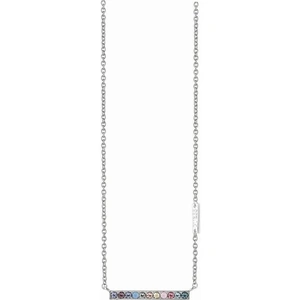 Guess Jewellery Ladies Guess Rhodium Plated Miami Necklace