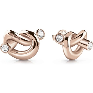 Ladies Guess Jewellery Plated Stainless Steel Knot Knot Studs