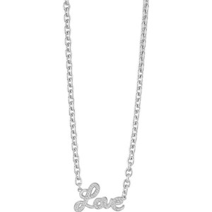 Guess Jewellery Ladies Guess Silver Plated Blazing Love Necklace