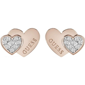 Guess Jewellery Ladies Guess Me & You Rose Gold Earrings