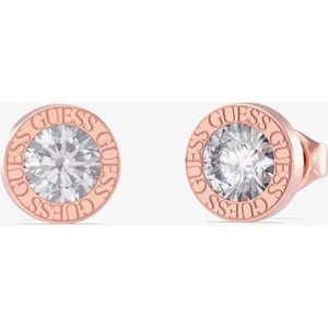 Guess Colour My Day Rose Gold Tone Crystal Stud Earrings UBE02244RG