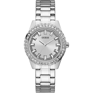 Guess Sparkler Stainless Steel Silver Crystal Dial Watch GW0111L1