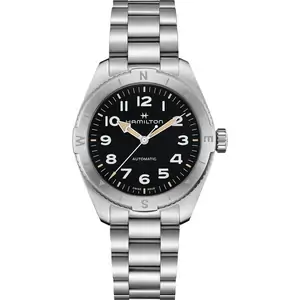 Hamilton Khaki Field Expedition 41mm Mens Watch Black Stainless Steel