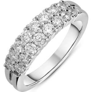 Hans D Krieger Hans D. Krieger 18ct White Gold 1.02ct Diamond Half Eternity Ring
