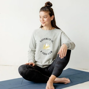 Happiness Is Inc. Happiness is...a Yoga Glow Sweatshirt