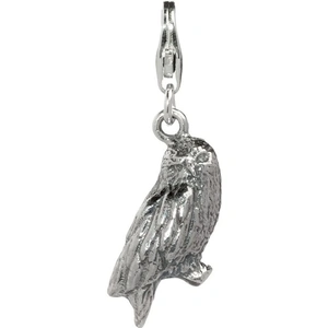 Harry Potter Jewellery Ladies Harry Potter Sterling Silver Hedwig Owl Charm