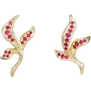 Heting Jewellery 18kt Yellow Gold Bellflower Earrings