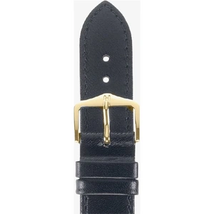 HIRSCH Osiris 14mm Medium Blackn Leather Watch Strap 03475150-1-14
