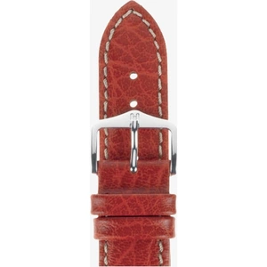 HIRSCH Jumper 20mm Long Red Leather Watch Strap 04402020-2-20